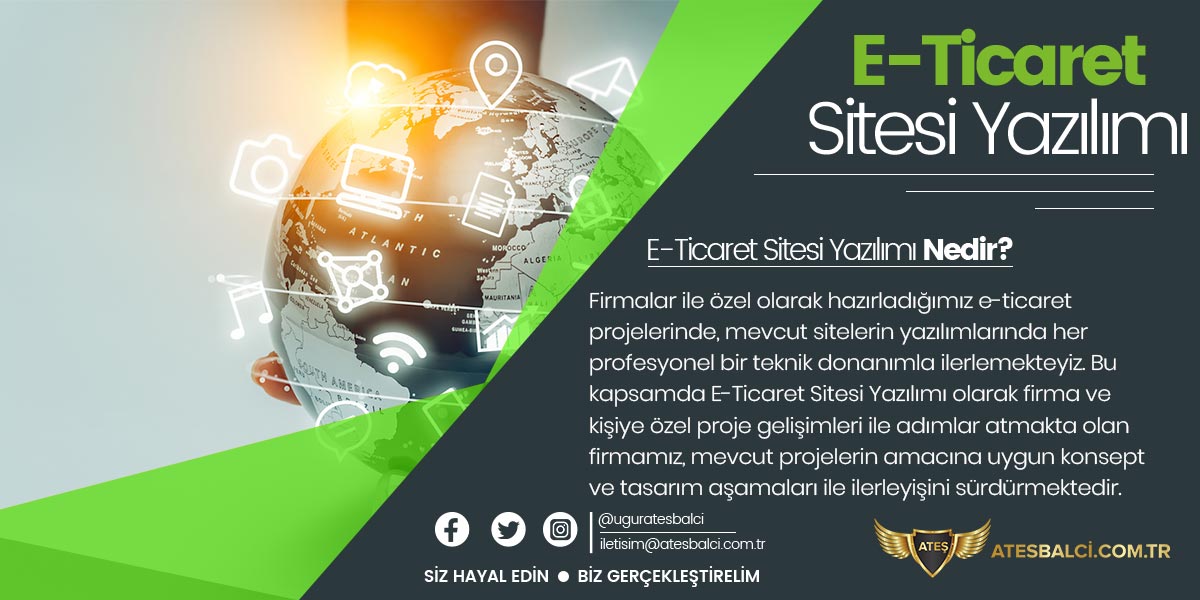 E-Ticaret Sitesi Yazılımı